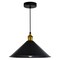 Cwi Lighting Brave 1 Light Black Mini Pendant 9605P12-1-101-B - alternate 1